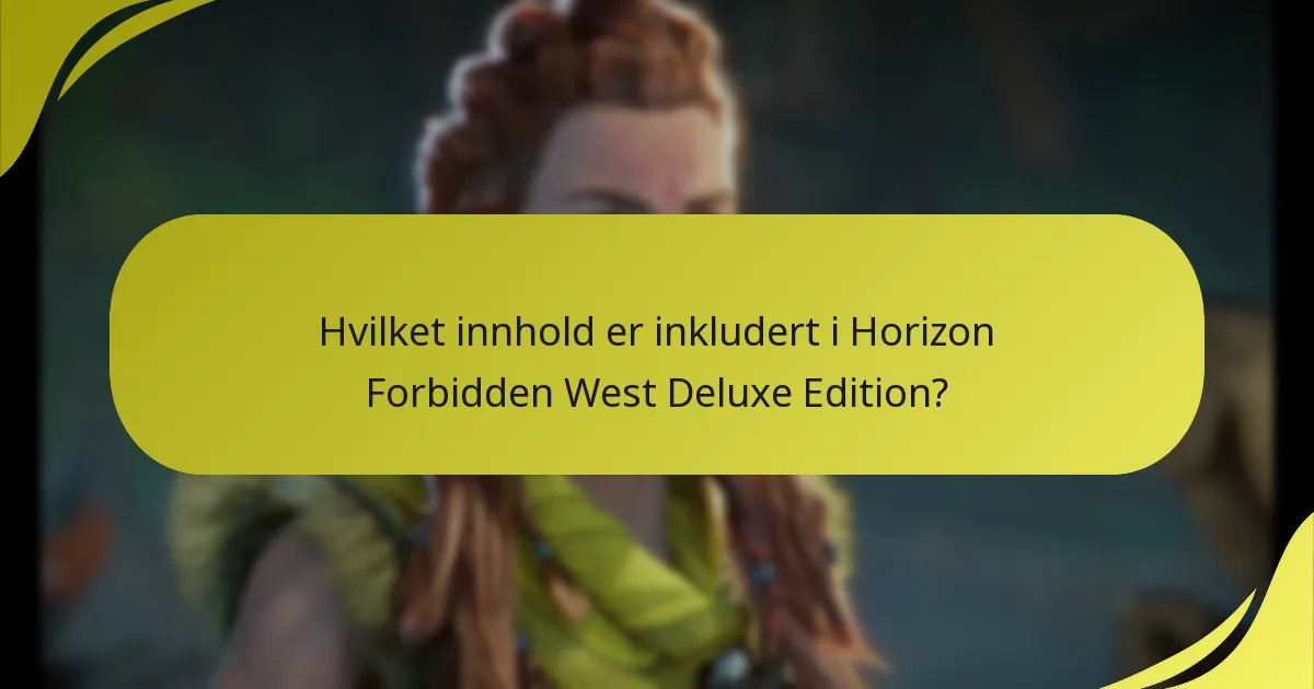 Hvordan sammenlignes Deluxe Edition med andre utgaver av Horizon Forbidden West?