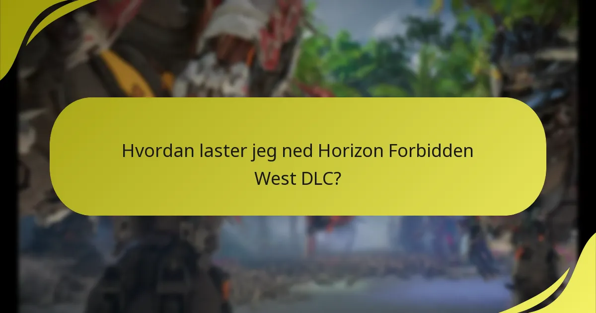 Hva er kjøpsalternativene for Horizon Forbidden West DLC?